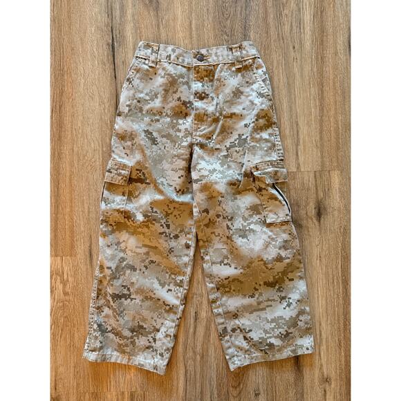 Children’s Military Brown Desert Digi Camo Camouflage Pants Size 7 - Picture 1 of 3